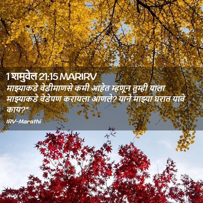 Picture 02 - 1 शमुवेल 21:15 MARIRV - माझ्याकडे - Bible Verse Picture