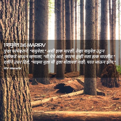 Picture 02 - 1 शमुवेल 3:6 MARIRV - पुन्हा - Bible Verse Picture