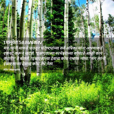 Picture 02 - 1 शमुवेल 5:8 MARIRV - मग त्यांनी माणसे - Bible Verse Picture