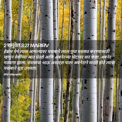 Picture 02 - 2 शमुवेल 3:27 MARIRV - हेब्रोन येथे - Bible Verse Picture