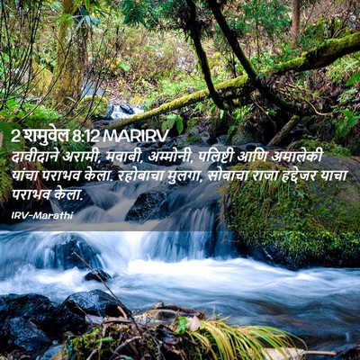 Picture 02 - 2 शमुवेल 8:12 MARIRV - दावीदाने अरामी, - Bible Verse Picture
