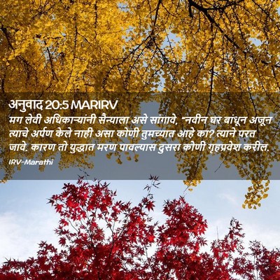 Picture 02 - अनुवाद 20:5 MARIRV - मग लेवी - Bible Verse Picture