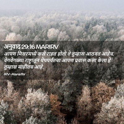 Picture 02 - अनुवाद 29:16 MARIRV - आपण मिसरमध्ये कसे - Bible Verse Picture
