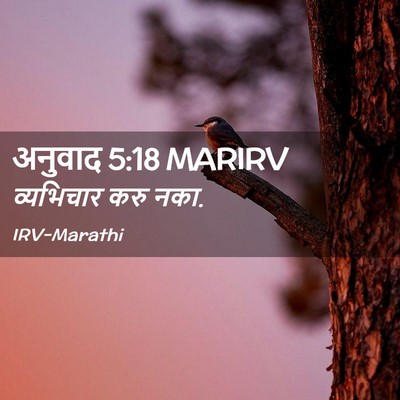 Picture 02 - अनुवाद 5:18 MARIRV - व्यभिचार करु - Bible Verse Picture