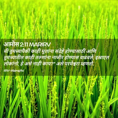 Picture 02 - आमोस 2:11 MARIRV - मी तुमच्यापैकी - Bible Verse Picture