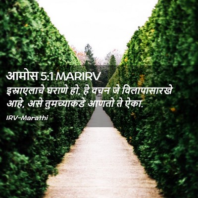 Picture 02 - आमोस 5:1 MARIRV - इस्राएलाचे घराणे - Bible Verse Picture