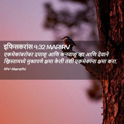 Picture 02 - इफिसकरांस 4:32 MARIRV - एकमेकांबरोबर - Bible Verse Picture
