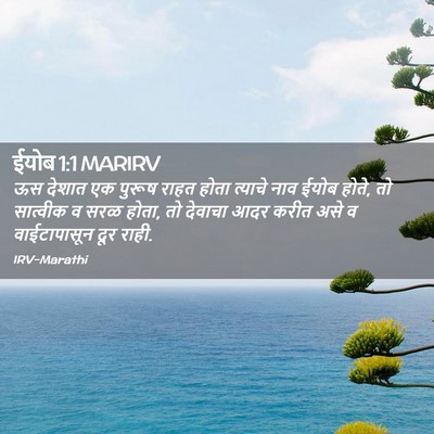 Picture 02 - ईयोब 1:1 MARIRV - ऊस देशात एक पुरूष - Bible Verse Picture