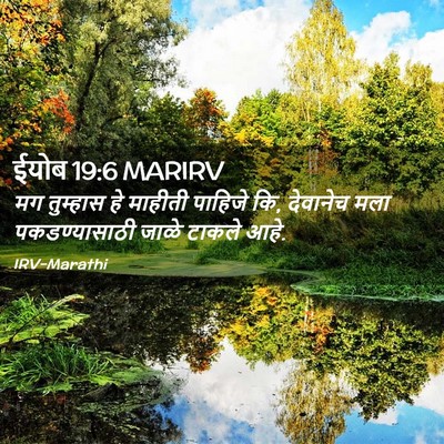 Picture 02 - ईयोब 19:6 MARIRV - मग तुम्हास हे - Bible Verse Picture