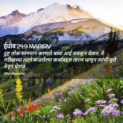 Picture 02 - ईयोब 24:9 MARIRV - दुष्ट लोक स्तनपान - Bible Verse Picture