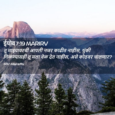 Picture 02 - ईयोब 7:19 MARIRV - तू माझ्यावरची - Bible Verse Picture