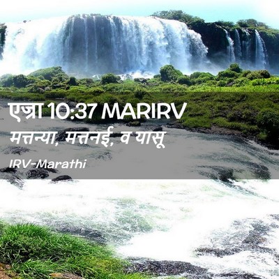 Picture 02 - एज्रा 10:37 MARIRV - मत्तन्या, मत्तनई, व - Bible Verse Picture
