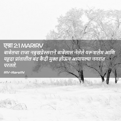 Picture 02 - एज्रा 2:1 MARIRV - बाबेलचा राजा - Bible Verse Picture