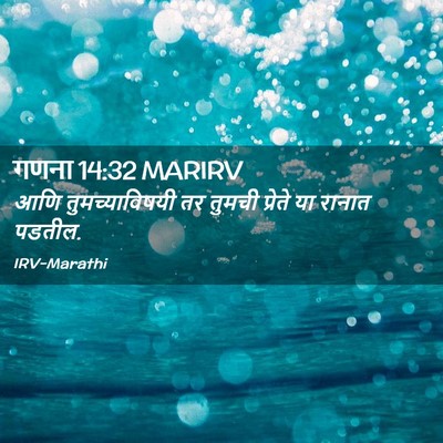 Picture 02 - गणना 14:32 MARIRV - आणि तुमच्याविषयी - Bible Verse Picture