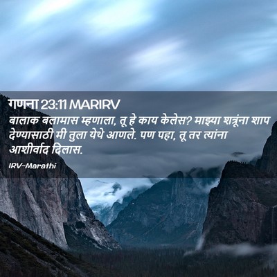 Picture 02 - गणना 23:11 MARIRV - बालाक बलामास - Bible Verse Picture