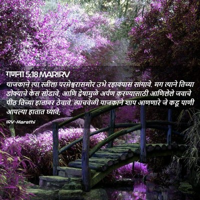 Picture 02 - गणना 5:18 MARIRV - याजकाने त्या - Bible Verse Picture