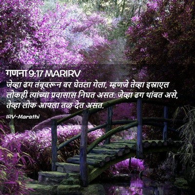 Picture 02 - गणना 9:17 MARIRV - जेव्हा ढग - Bible Verse Picture
