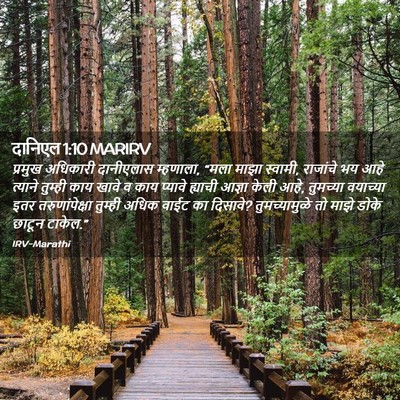 Picture 02 - दानिएल 1:10 MARIRV - प्रमुख अधिकारी - Bible Verse Picture