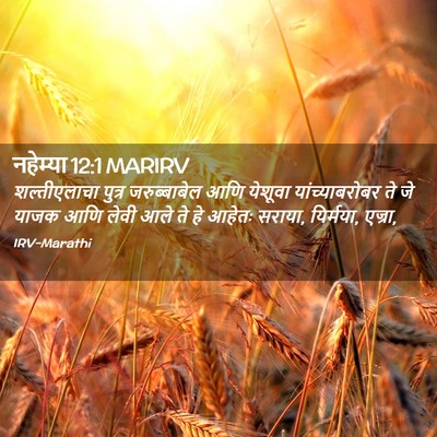 Picture 02 - नहेम्या 12:1 MARIRV - शल्तीएलाचा पुत्र - Bible Verse Picture