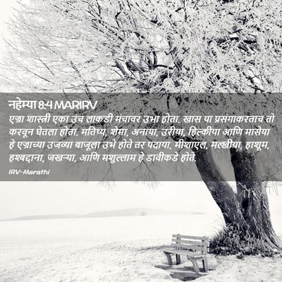 Picture 02 - नहेम्या 8:4 MARIRV - एज्रा शास्त्री - Bible Verse Picture