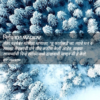 Picture 02 - निर्गम 10:1 MARIRV - नंतर परमेश्वर - Bible Verse Picture