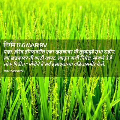 Picture 02 - निर्गम 17:6 MARIRV - पाहा, होरेब - Bible Verse Picture
