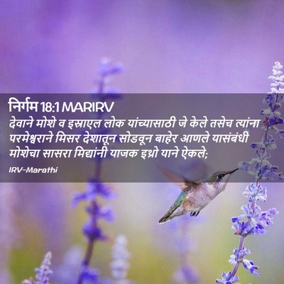 Picture 02 - निर्गम 18:1 MARIRV - देवाने मोशे व - Bible Verse Picture