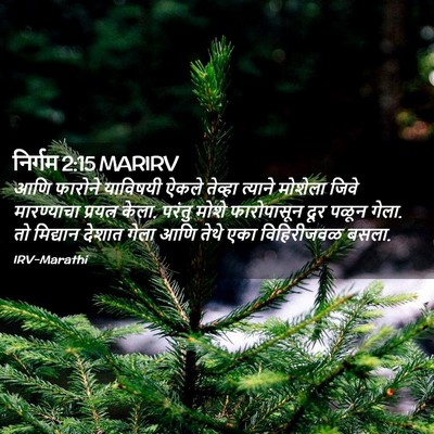 Picture 02 - निर्गम 2:15 MARIRV - आणि फारोने - Bible Verse Picture
