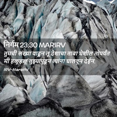 Picture 02 - निर्गम 23:30 MARIRV - तुमची संख्या - Bible Verse Picture