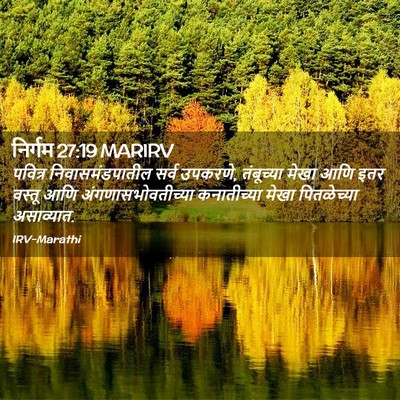 Picture 02 - निर्गम 27:19 MARIRV - पवित्र - Bible Verse Picture