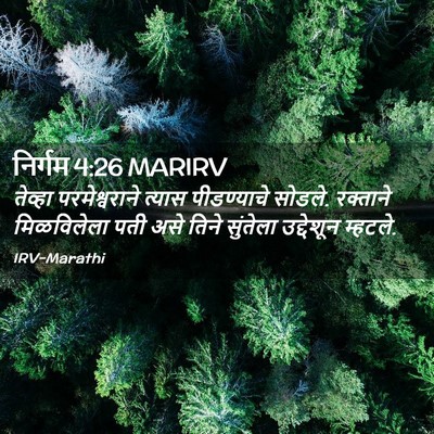 Picture 02 - निर्गम 4:26 MARIRV - तेव्हा - Bible Verse Picture