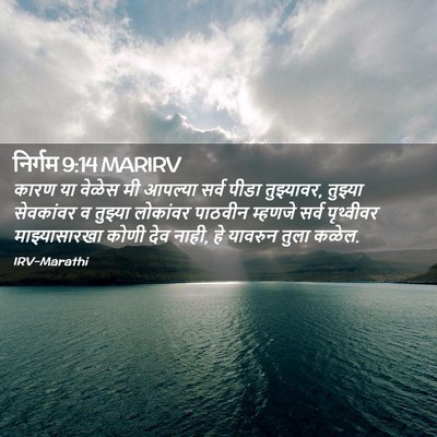 Picture 02 - निर्गम 9:14 MARIRV - कारण या वेळेस मी - Bible Verse Picture