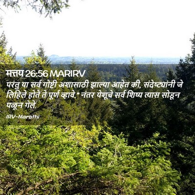 Picture 02 - मत्तय 26:56 MARIRV - परंतु या सर्व - Bible Verse Picture