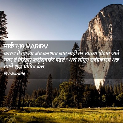 Picture 02 - मार्क 7:19 MARIRV - कारण ते त्याच्या - Bible Verse Picture