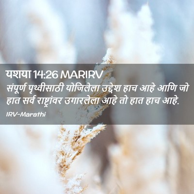 Picture 02 - यशया 14:26 MARIRV - संपूर्ण - Bible Verse Picture