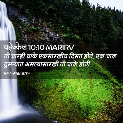Picture 02 - यहेज्केल 10:10 MARIRV - ती चारही चाके - Bible Verse Picture