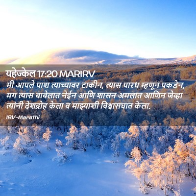 Picture 02 - यहेज्केल 17:20 MARIRV - मी आपले पाश - Bible Verse Picture
