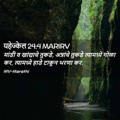 Picture 02 - यहेज्केल 24:4 MARIRV - मांडी व खांद्याचे - Bible Verse Picture