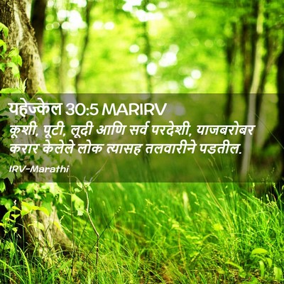 Picture 02 - यहेज्केल 30:5 MARIRV - कूशी, पूटी, लूदी - Bible Verse Picture