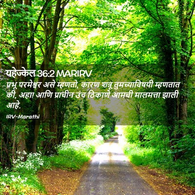 Picture 02 - यहेज्केल 36:2 MARIRV - प्रभू परमेश्वर - Bible Verse Picture