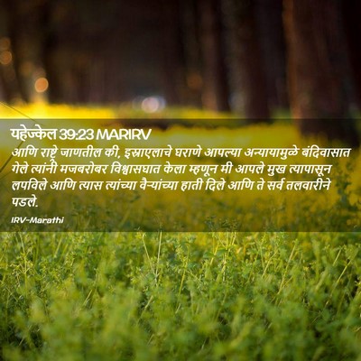 Picture 02 - यहेज्केल 39:23 MARIRV - आणि राष्ट्रे - Bible Verse Picture