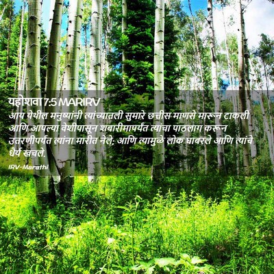 Picture 02 - यहोशवा 7:5 MARIRV - आय येथील - Bible Verse Picture