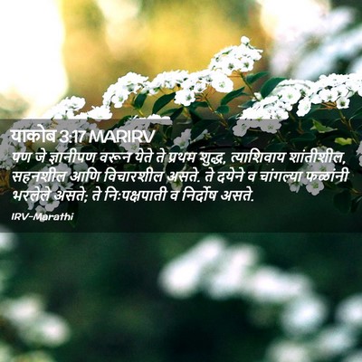Picture 02 - याकोब 3:17 MARIRV - पण जे ज्ञानीपण - Bible Verse Picture