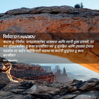 Picture 02 - यिर्मया 12:5 MARIRV - कारण तू “यिर्मया, - Bible Verse Picture