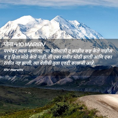 Picture 02 - योना 4:10 MARIRV - परमेश्वर त्यास - Bible Verse Picture