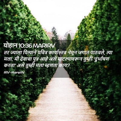 Picture 02 - योहान 10:36 MARIRV - तर ज्याला - Bible Verse Picture