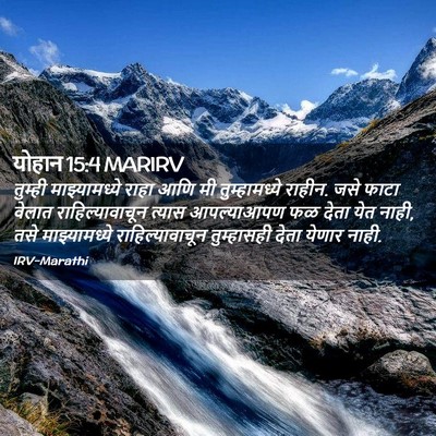 Picture 02 - योहान 15:4 MARIRV - तुम्ही - Bible Verse Picture