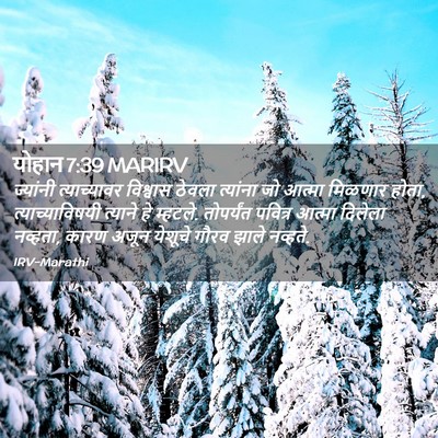 Picture 02 - योहान 7:39 MARIRV - ज्यांनी - Bible Verse Picture