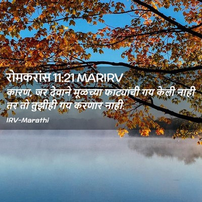 Picture 02 - रोमकरांस 11:21 MARIRV - कारण, जर देवाने - Bible Verse Picture