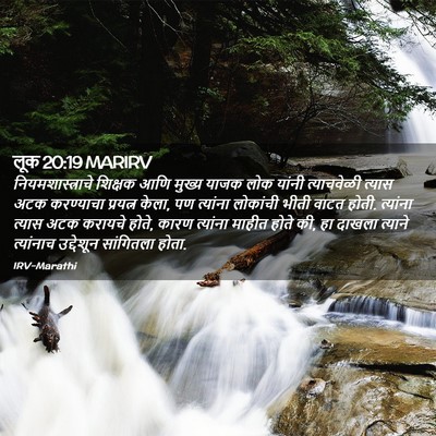 Picture 02 - लूक 20:19 MARIRV - नियमशास्त्राचे - Bible Verse Picture